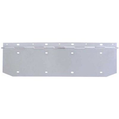 Chrome 2 License Plate Angled Holder w/Hinge