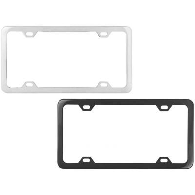 Chrome 4 Hole License Plate Frame